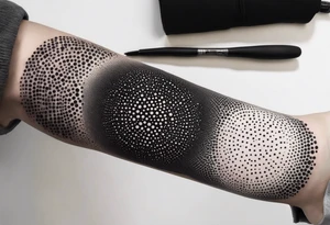 Design a tattoo resembling psychodelic experience, mysterious and a bit scary tattoo idea