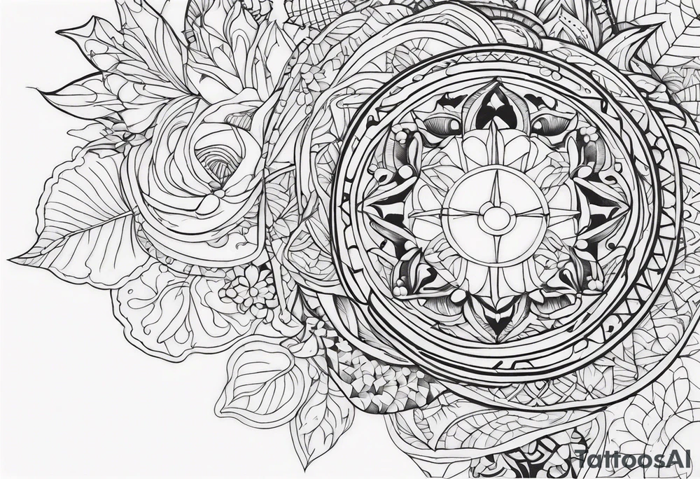 World tattoo idea