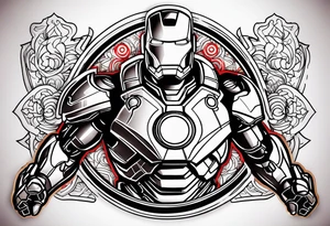 IRONMAN logo tatoo tattoo idea