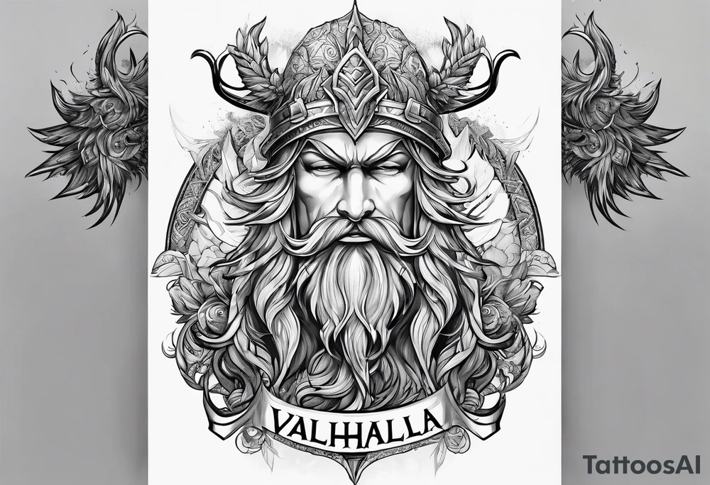 Valhalla tattoo idea