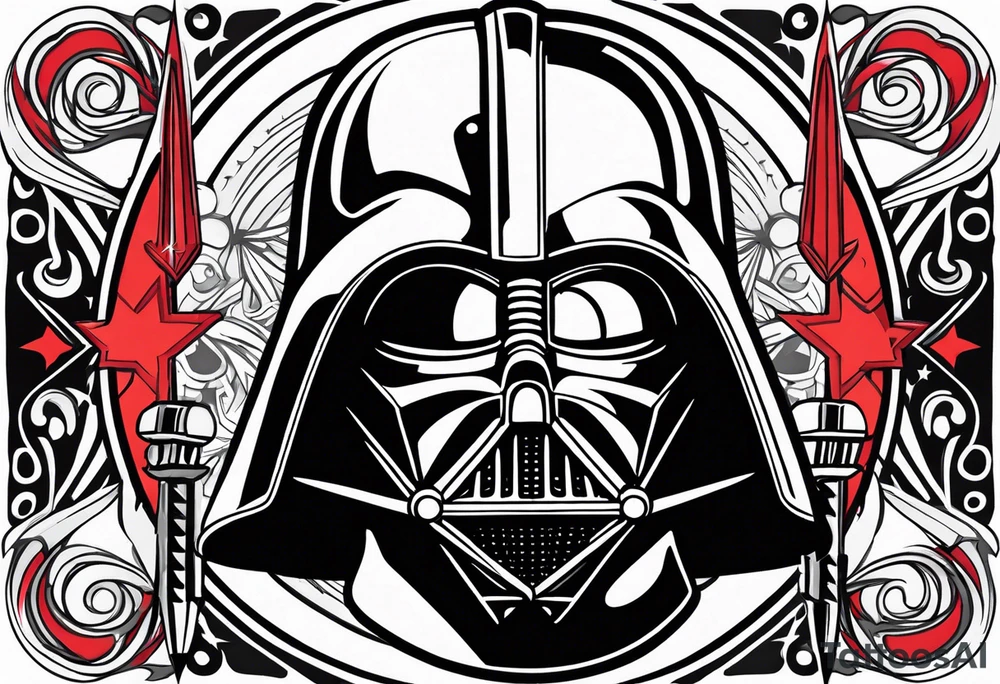 Starwart Dart Vader tattoo idea