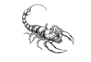 Scorpion Japanese style tattoo idea