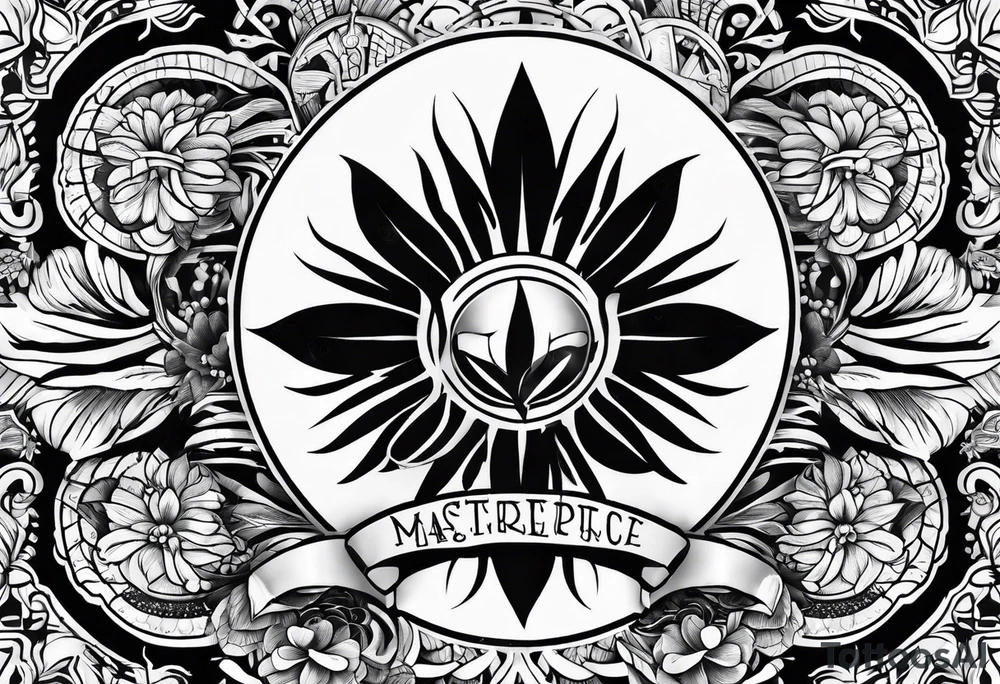 Tattoo of the island of Mauritius tattoo idea