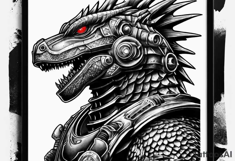 Mechagodzilla tattoo idea