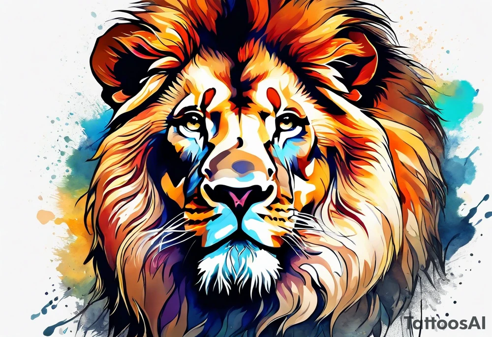 lion tattoo idea