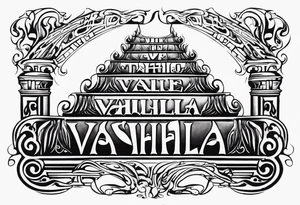 Valhalla  steps fire tattoo idea