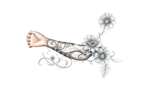 Survival through pain tattoo idea