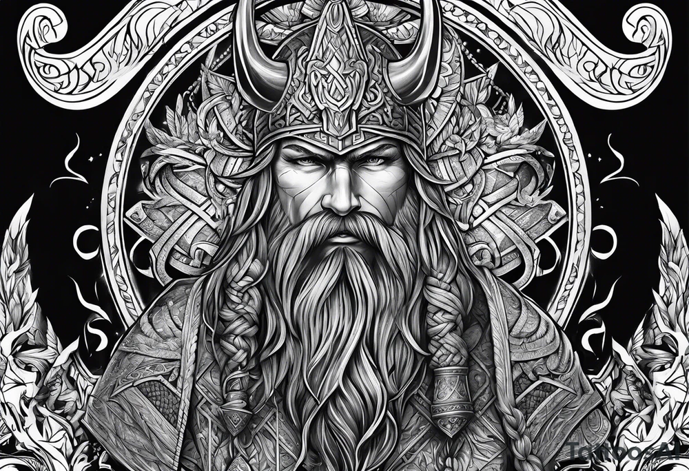 Viking prayer tattoo idea