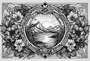 This phrase 'God grant me the serenity to accept the things I cannot change, Courage to change the things I can, and Wisdom to know the difference.' tattoo idea