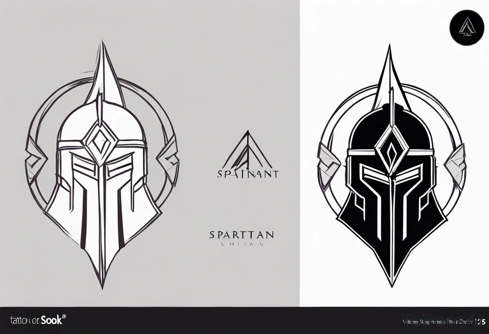 Ancient spartan symbol tattoo tattoo idea