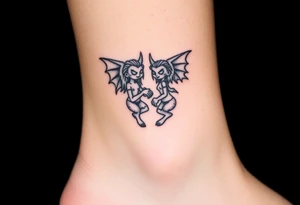 Evil gemini zodiac tattoo idea