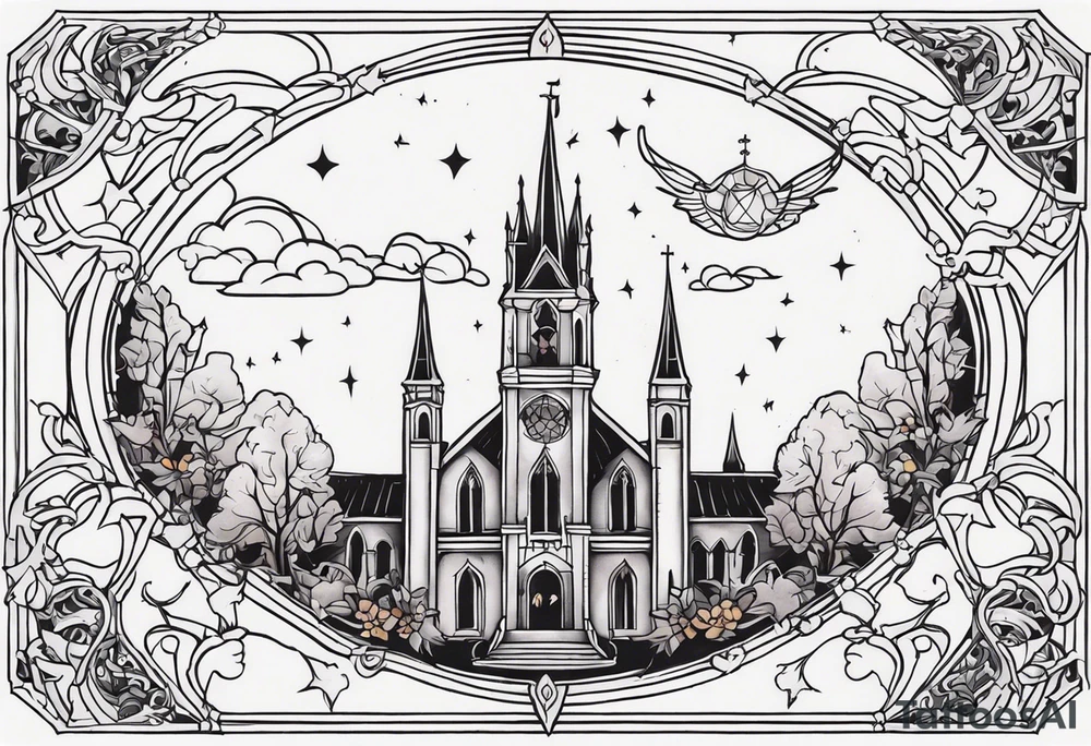 gothic tattoo idea
