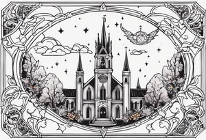 gothic tattoo idea