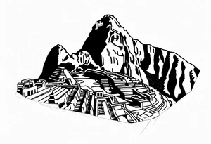 Machu Picchu tattoo idea