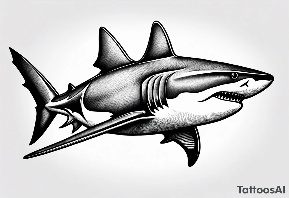 Shark tattoo idea