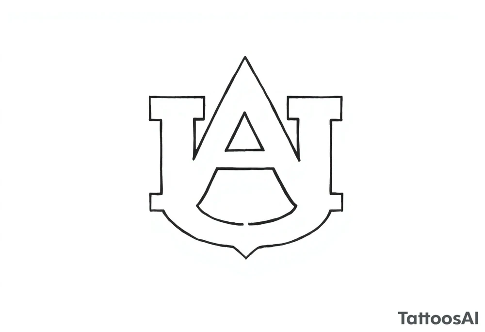 Auburn symbol tattoo idea