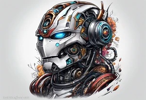 Robot tattoo idea