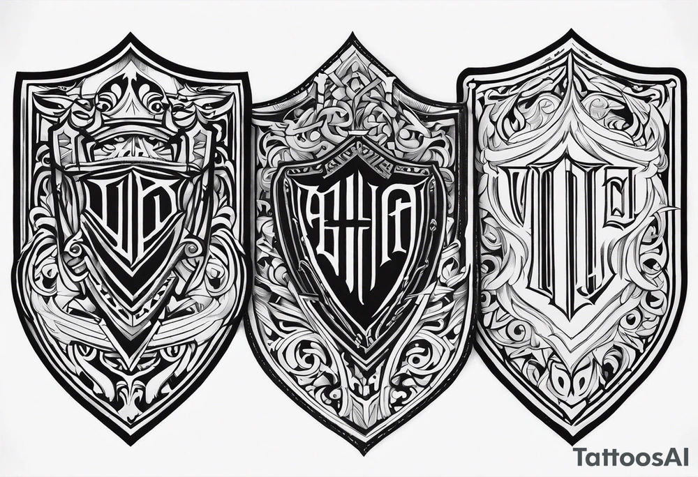 Valhalla shield tattoo idea