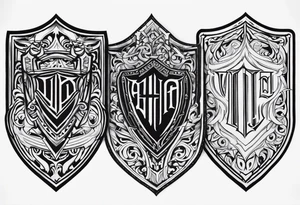 Valhalla  shield tattoo idea