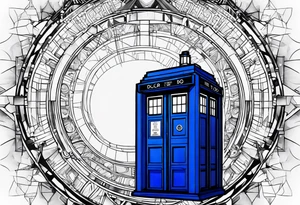 Doctor who tardis tattoo idea