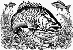 Fishing with #2 mom and dad tattoo idea