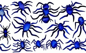Blue Crazy Spider Tattoo tattoo idea