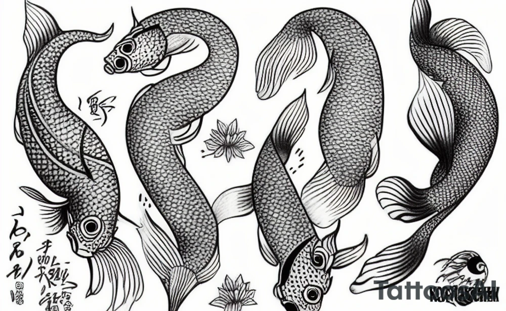 Kohaku Koi Fish tattoo idea