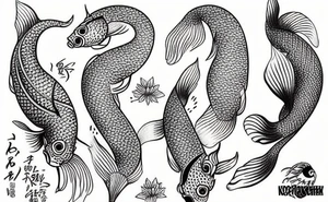 Kohaku Koi Fish tattoo idea