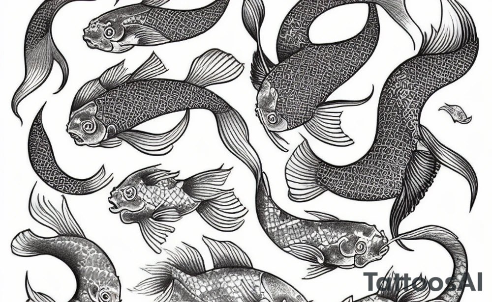 Kohaku Koi Fish tattoo idea
