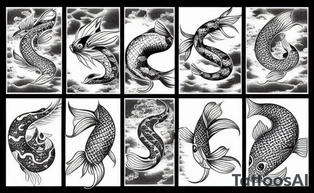 Kohaku Koi Fish tattoo idea