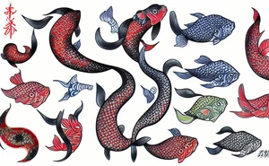 Kohaku Koi Fish tattoo idea