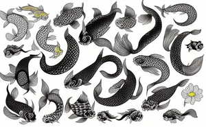 Kohaku Koi Fish tattoo idea