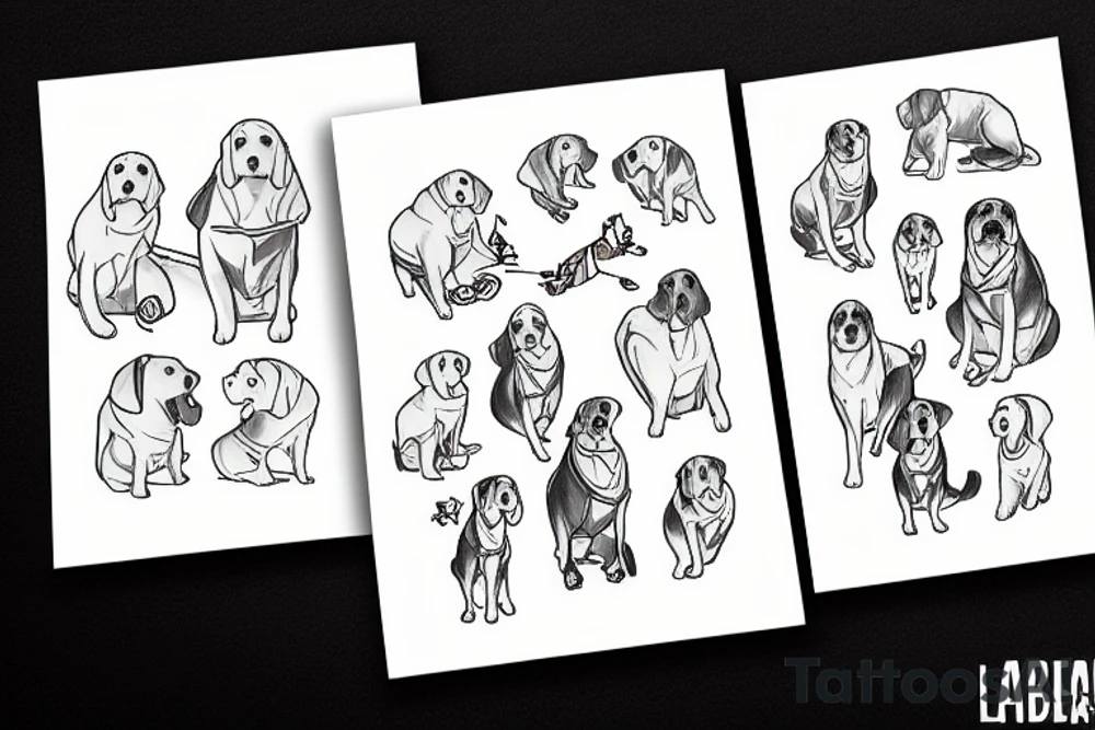 Labrador tattoo idea