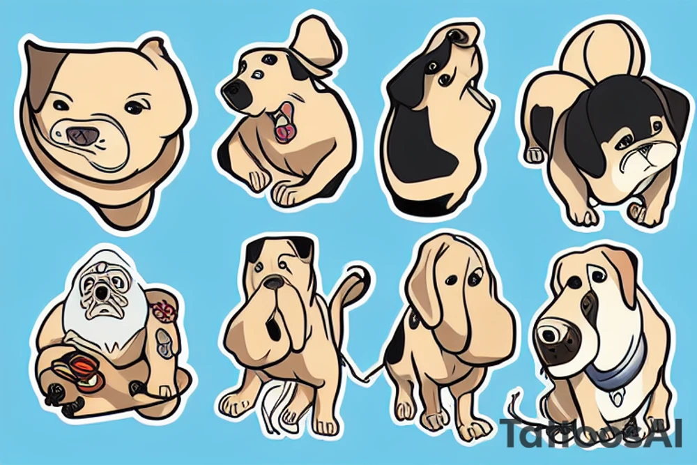 Labrador tattoo idea