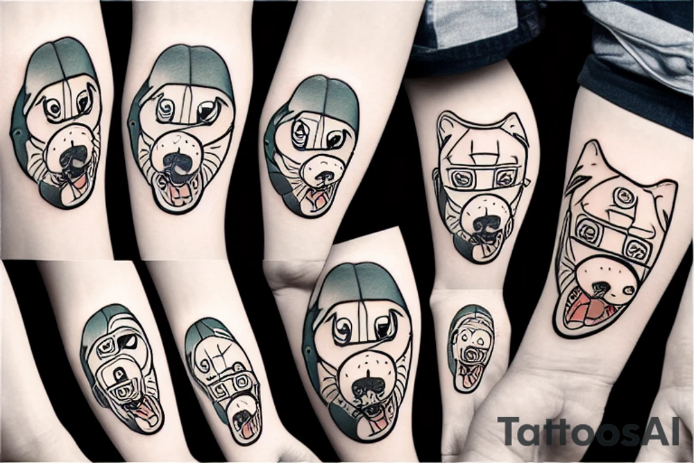 Labrador tattoo idea
