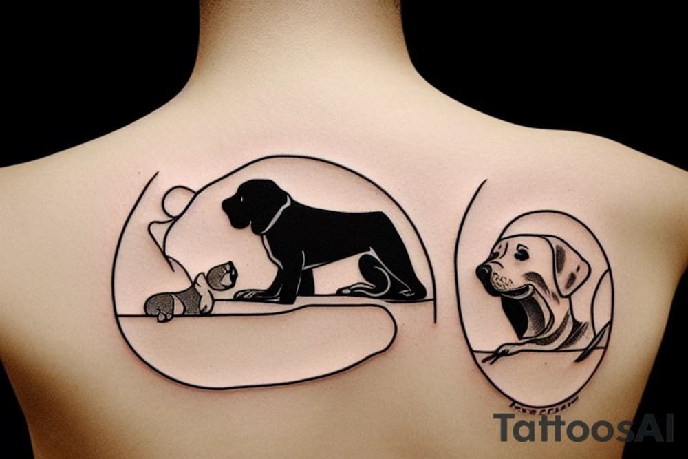 Labrador tattoo idea