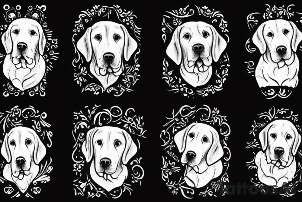 Labrador tattoo idea