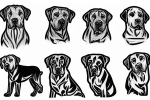 Labrador tattoo idea