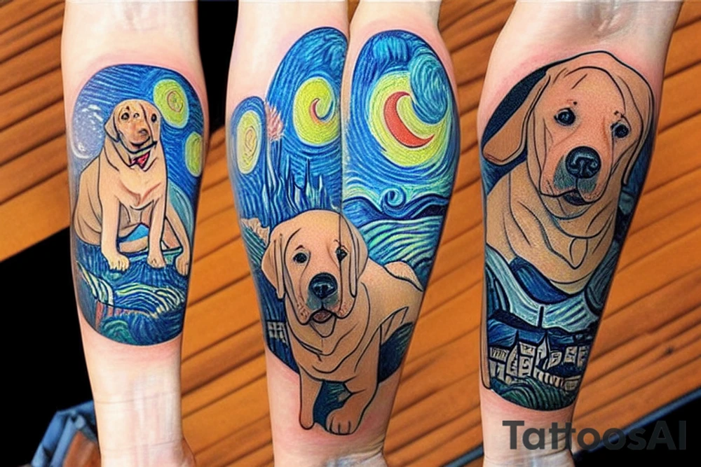 Labrador tattoo idea