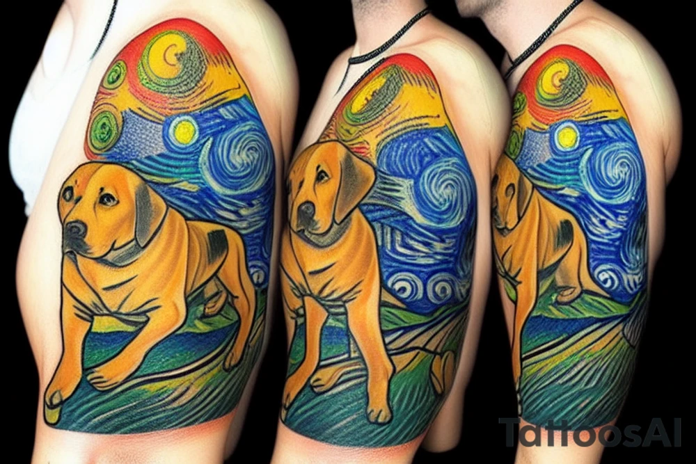 Labrador tattoo idea