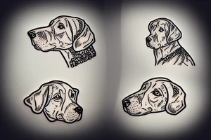 Labrador tattoo idea