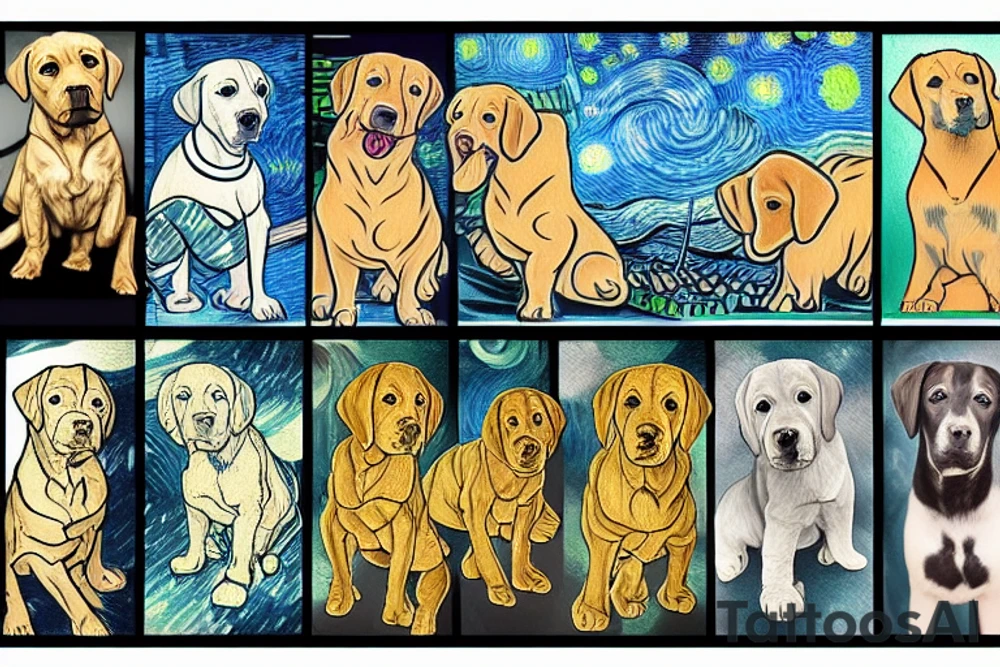 Labrador tattoo idea