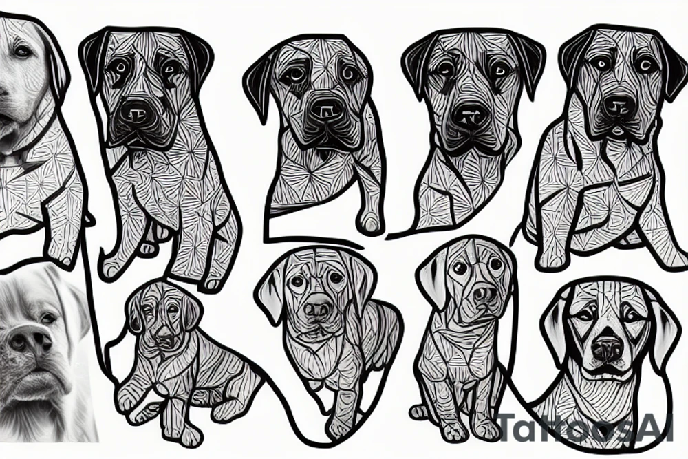 Labrador tattoo idea