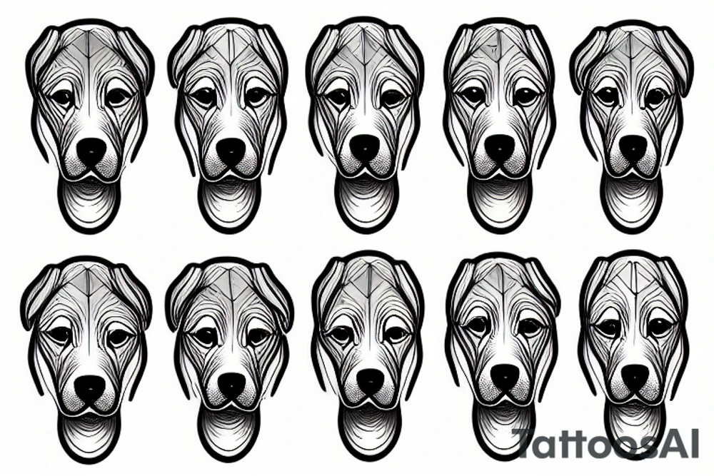 Labrador tattoo idea