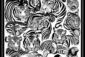 A tiger tattoo idea