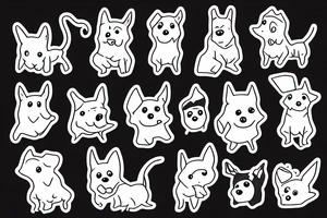 Silly dog tattoo idea