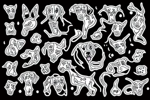 Silly dog tattoo idea