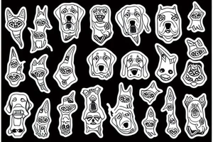 Silly dog tattoo idea