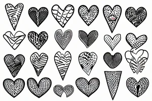 Vaffle heart tattoo idea