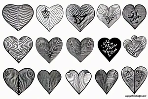 Vaffle heart tattoo idea